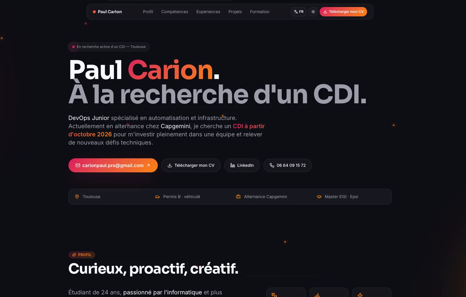 CV Numérique