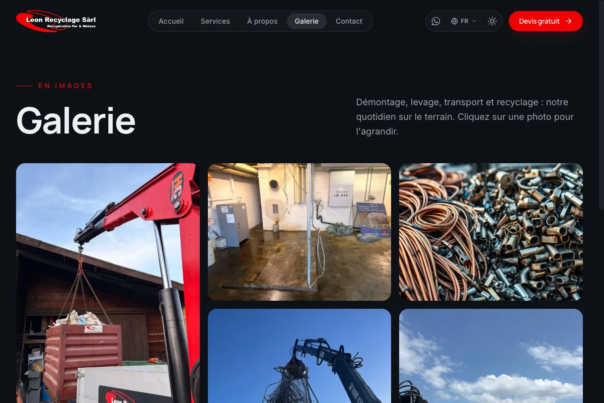 LEON Recyclage – Galerie