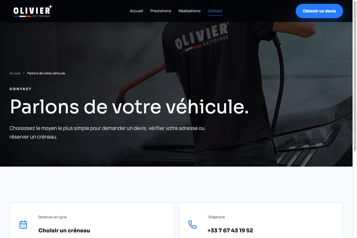 Olivier Nettoyage – Contact